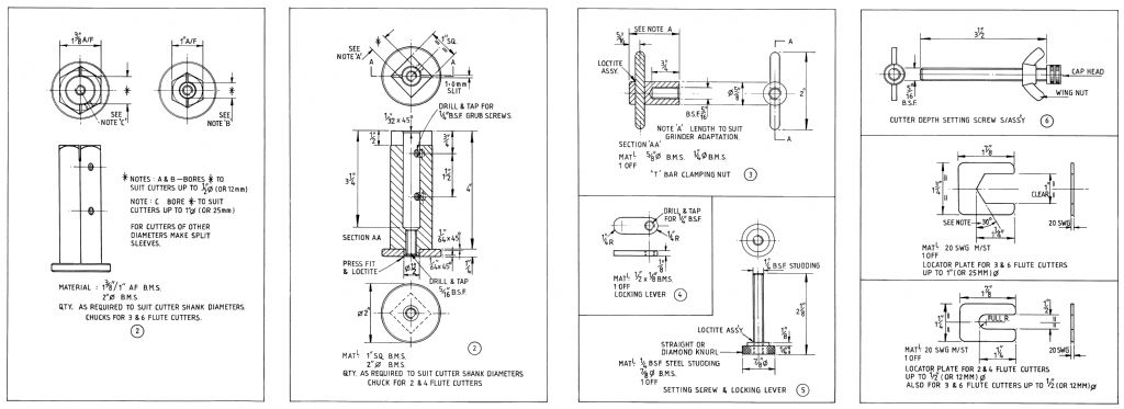 Milling Cutter Sharpening Jig plan side 2