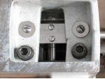 A view from underside of the headstock