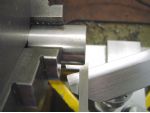 The cylinder with hand turned chamfers