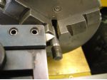 The tool holder swung clear