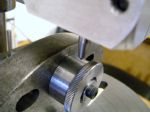 Lining up the dial for stamping