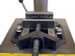 The Rexon vice fitted to the drill